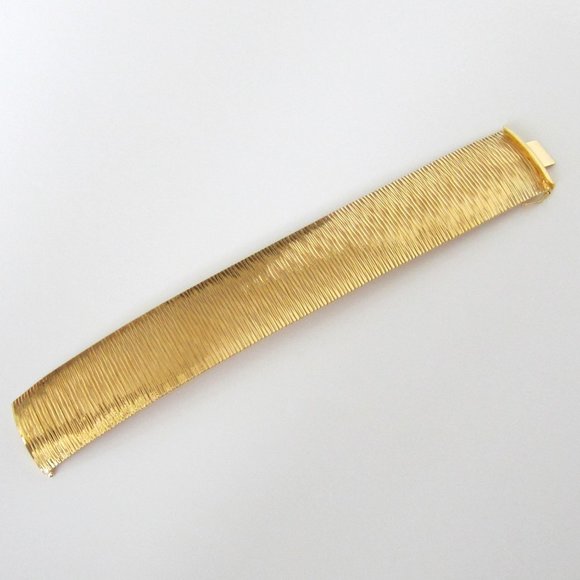 Bronzoro Omega Bracelet 18K Gold Plated - Picture 8 of 14